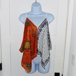 Dual Bandana Flowy Top